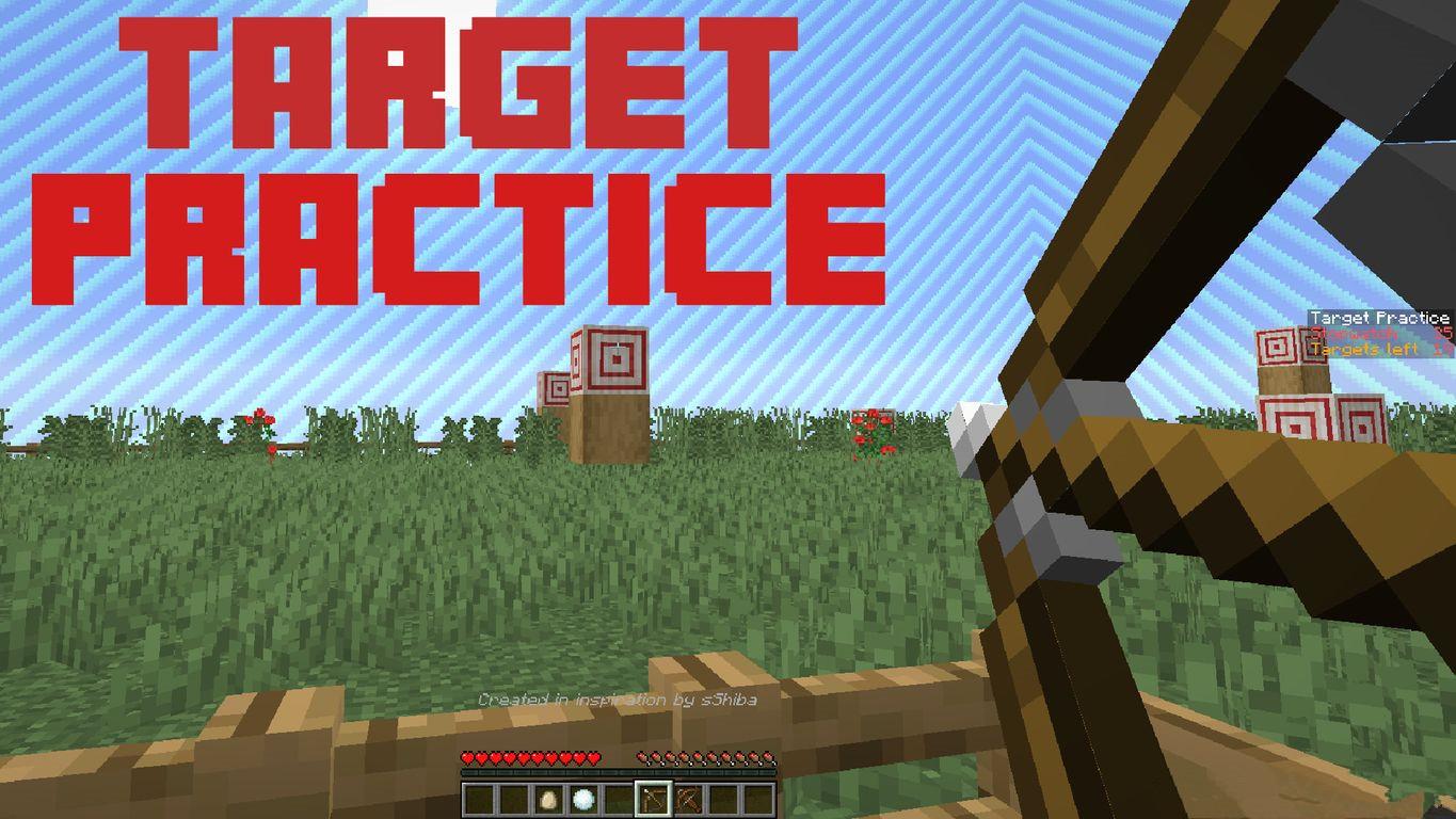Target Practice Map | Minecraft version 1.16.3