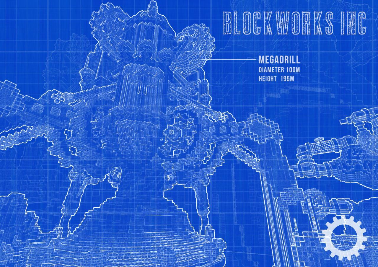 [Minecraft Building Map] Blockworks Inc. Block Construction Factory