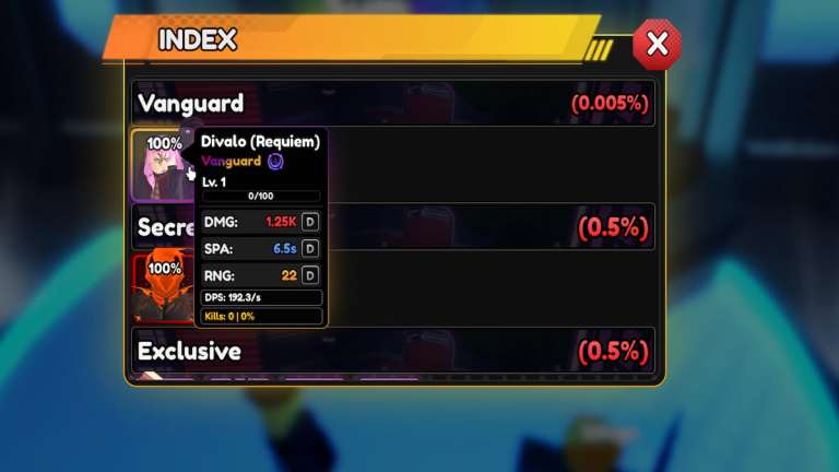 How to Get Divalo in Anime Vanguards