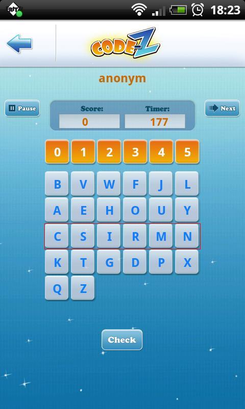 Code-Z: Word Puzzle Game