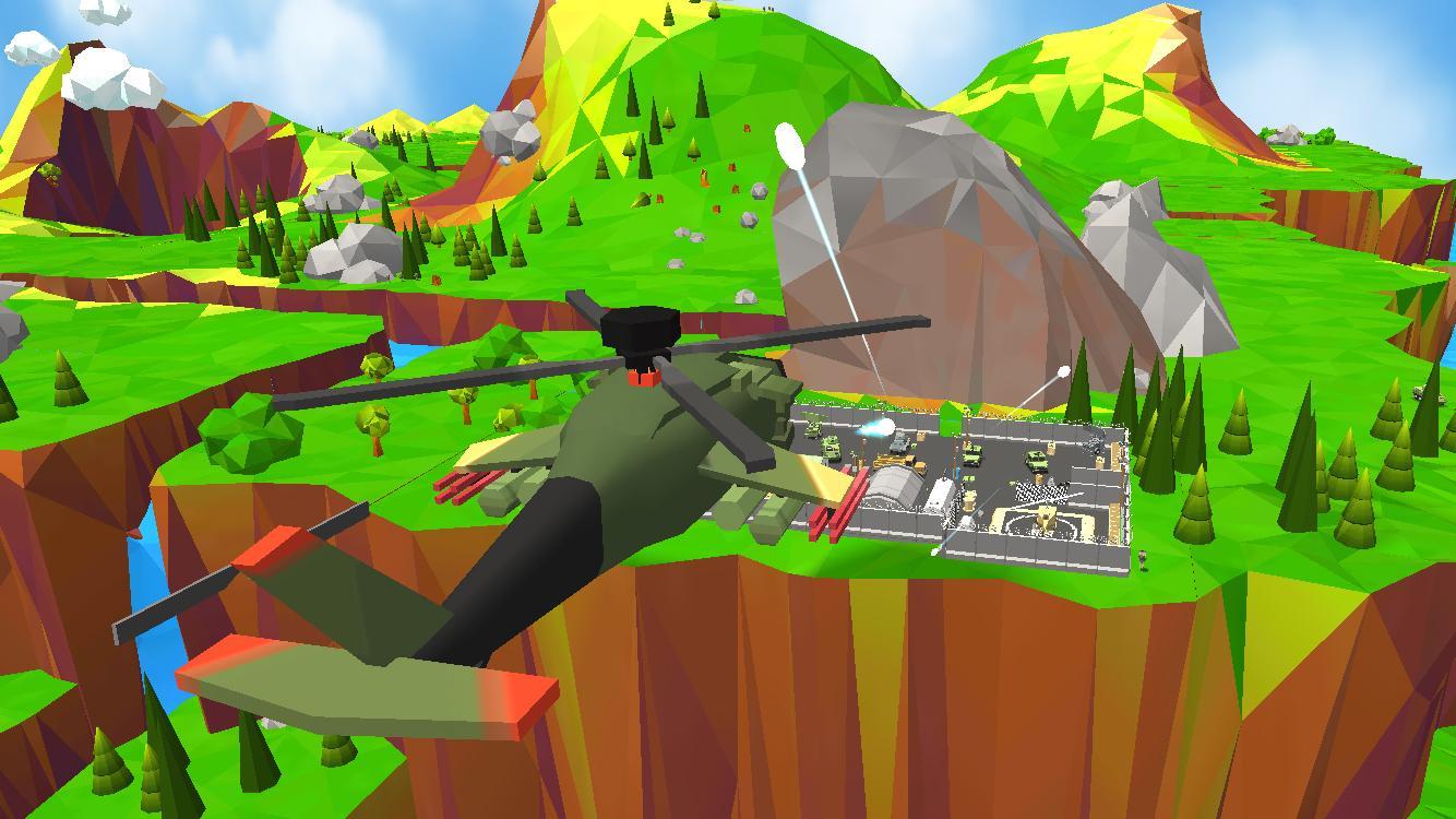 Blocky Helicopter Strike