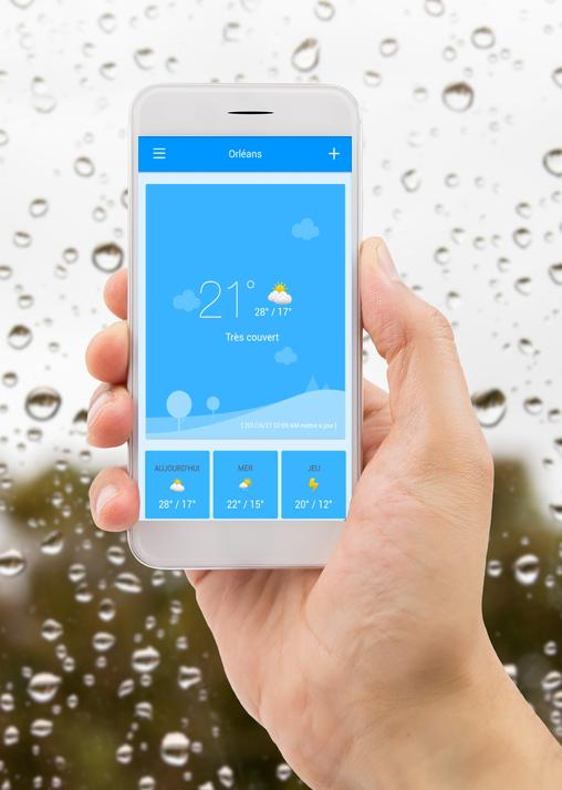Thermometer and weather