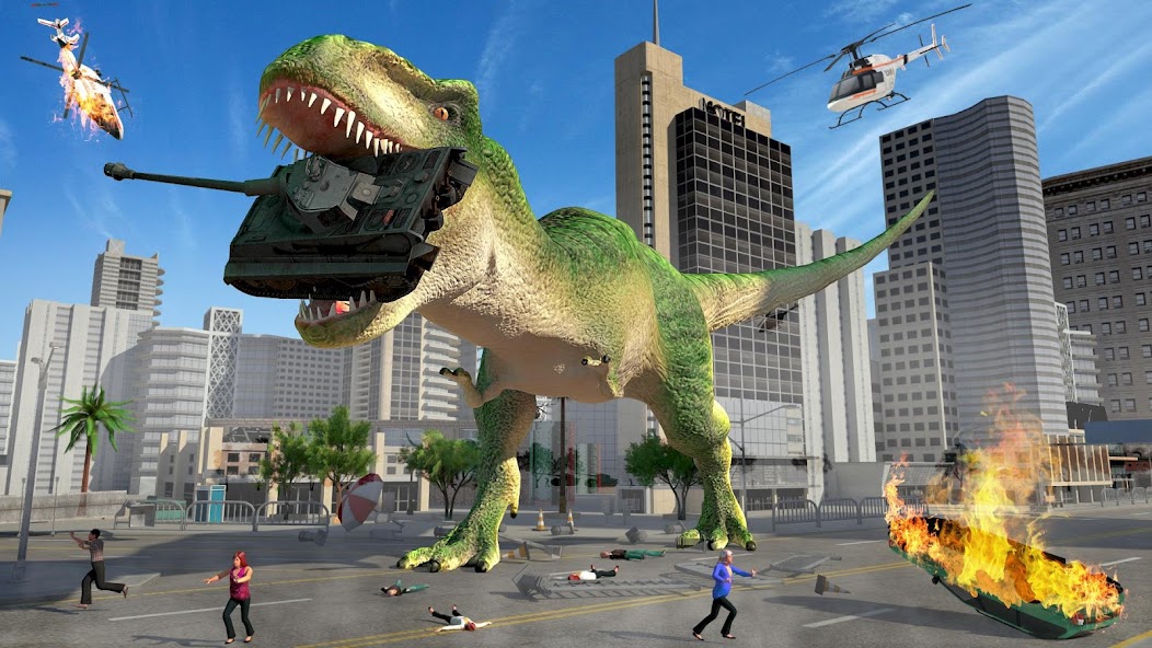 Hungry Dinosaur Hunting Game