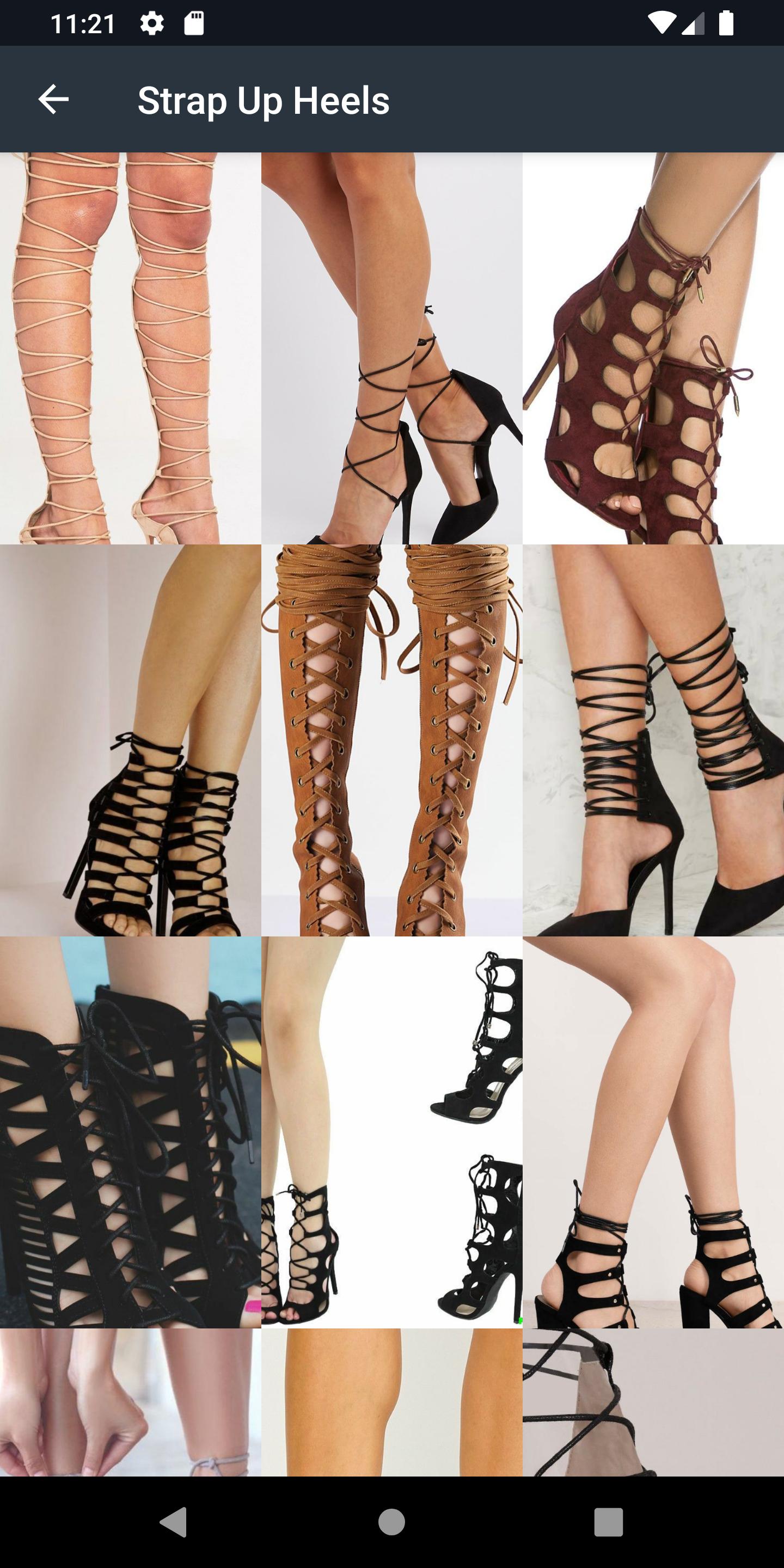 Strap Up Heels