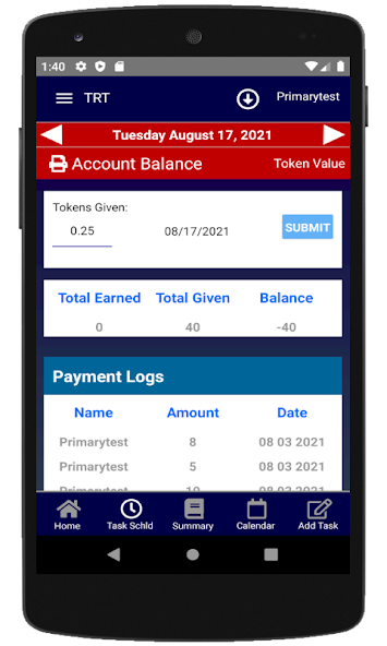Task and Reward Tracker