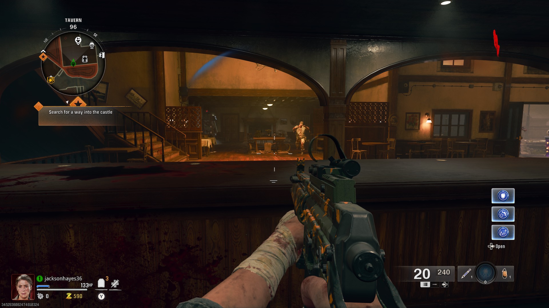 Cómo hacer el huevo de Pascua del cantinero en Citadelle des Morts en Black Ops 6 Zombies