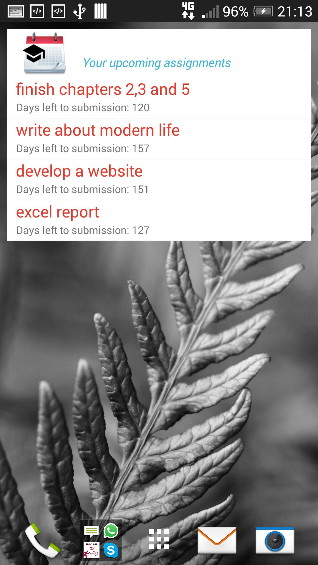 Assignment Reminder