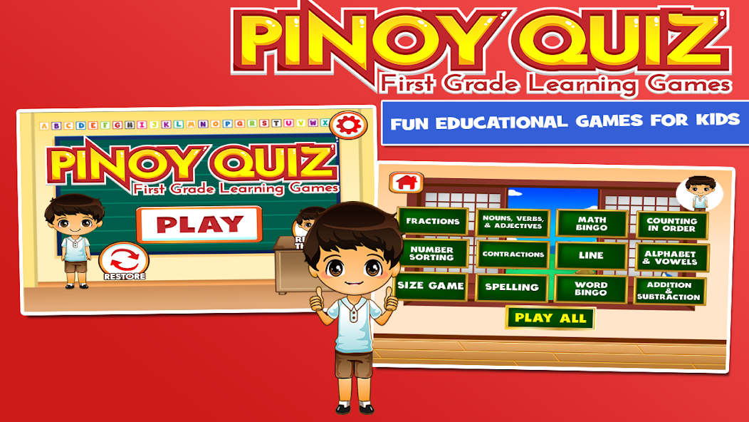 Pinoy Quiz for Grade One