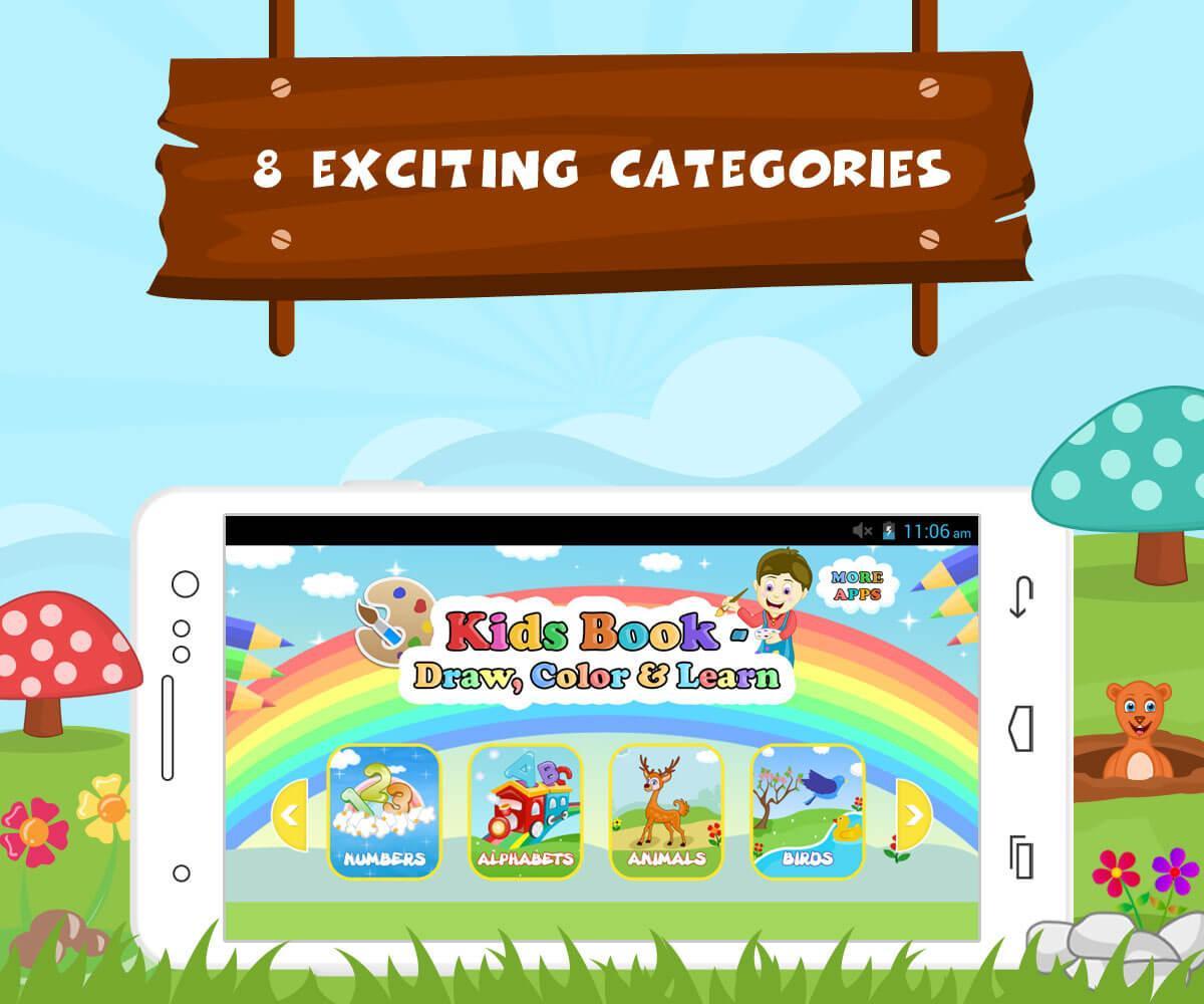 Kids Book- Draw, Color & Learn