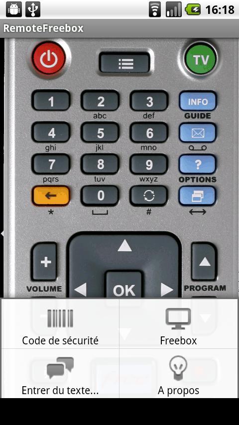 Remote Freebox