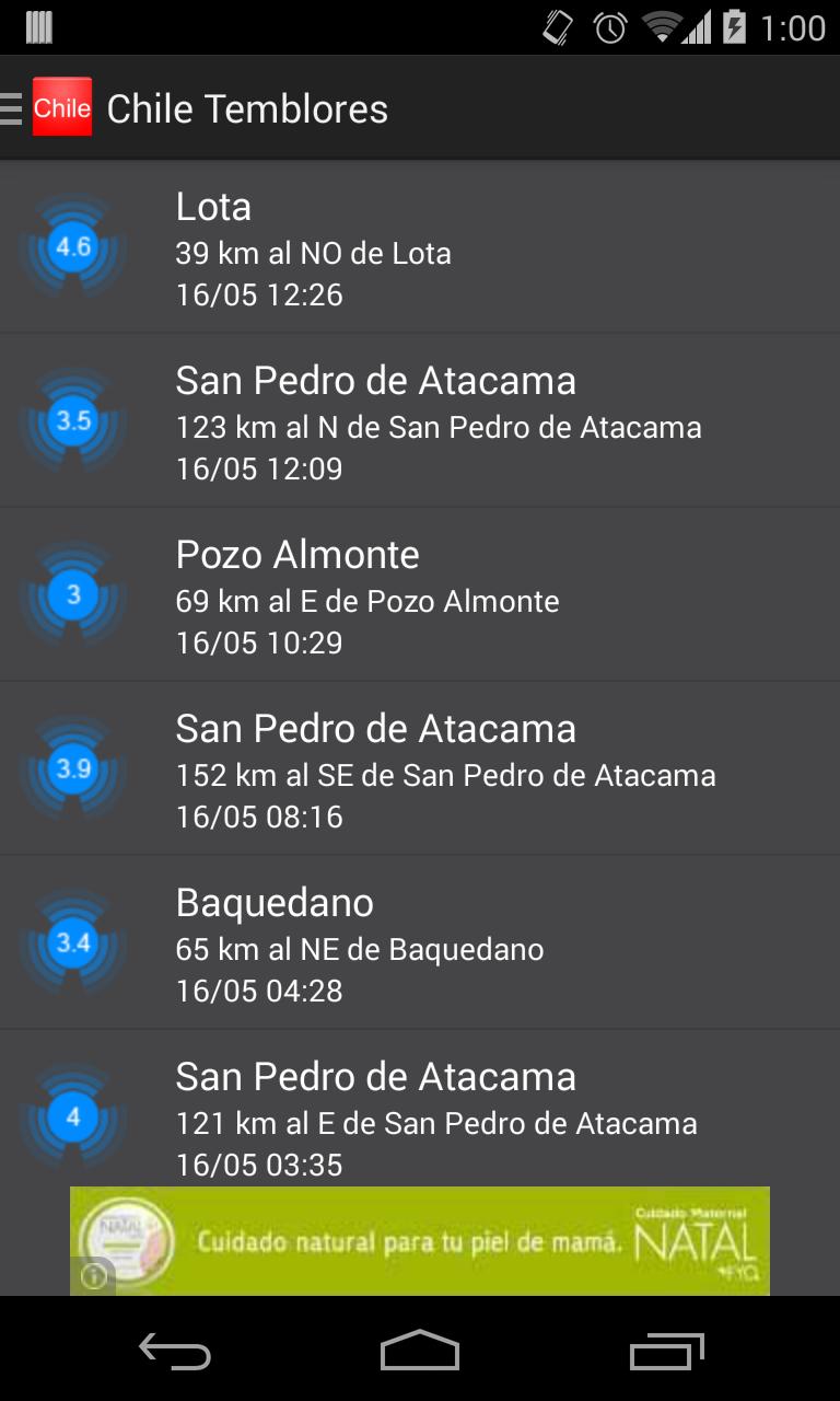 ChileTemblores