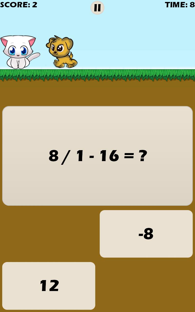 Math Games with Kitten