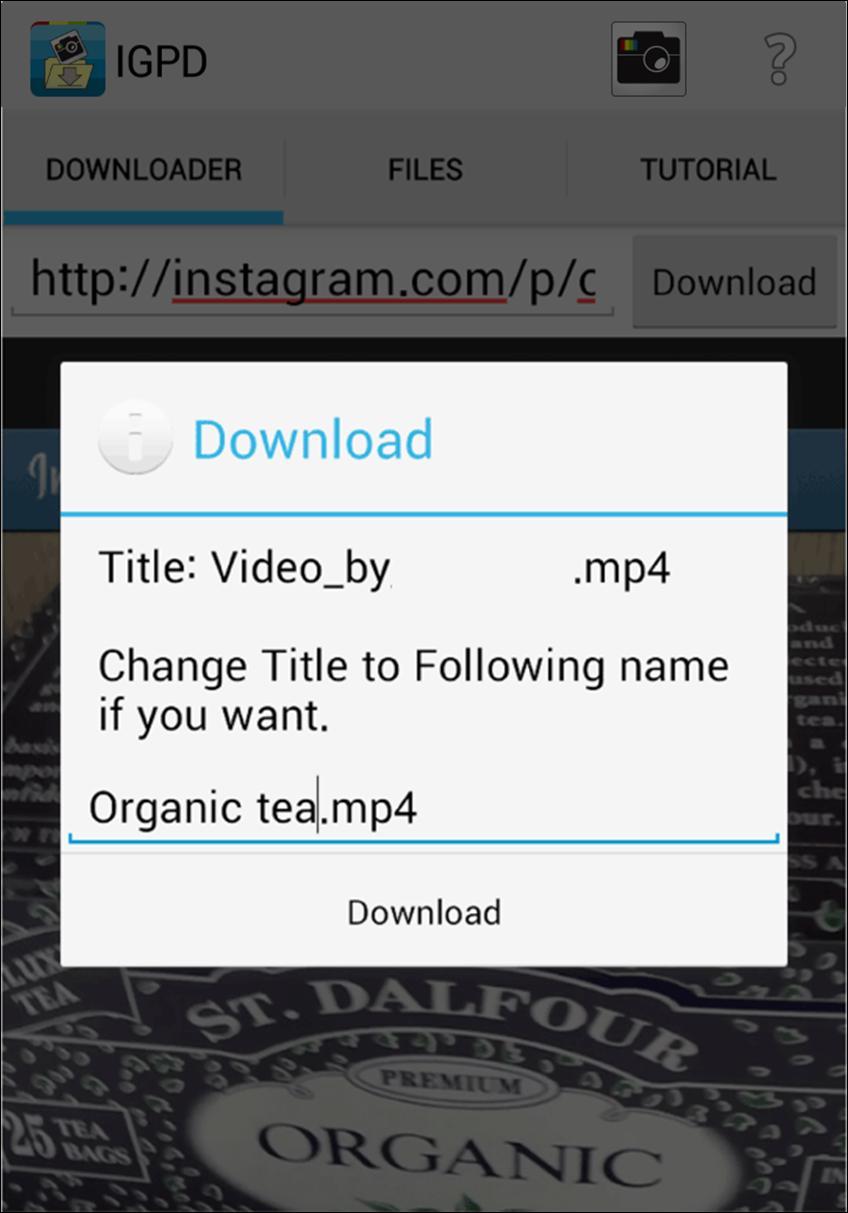 IGPD - IG Photo Downloader