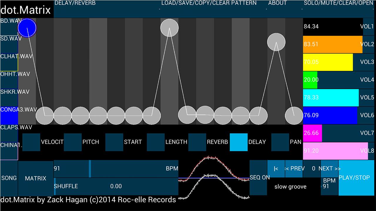 dotMatrix Drum Machine Demo
