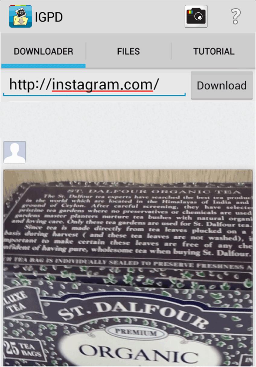 IGPD - IG Photo Downloader