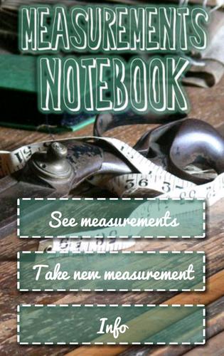 Measurements Notebook (free)