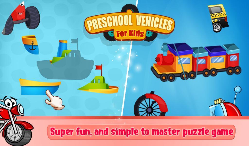 Preschool Vehicles For Kids