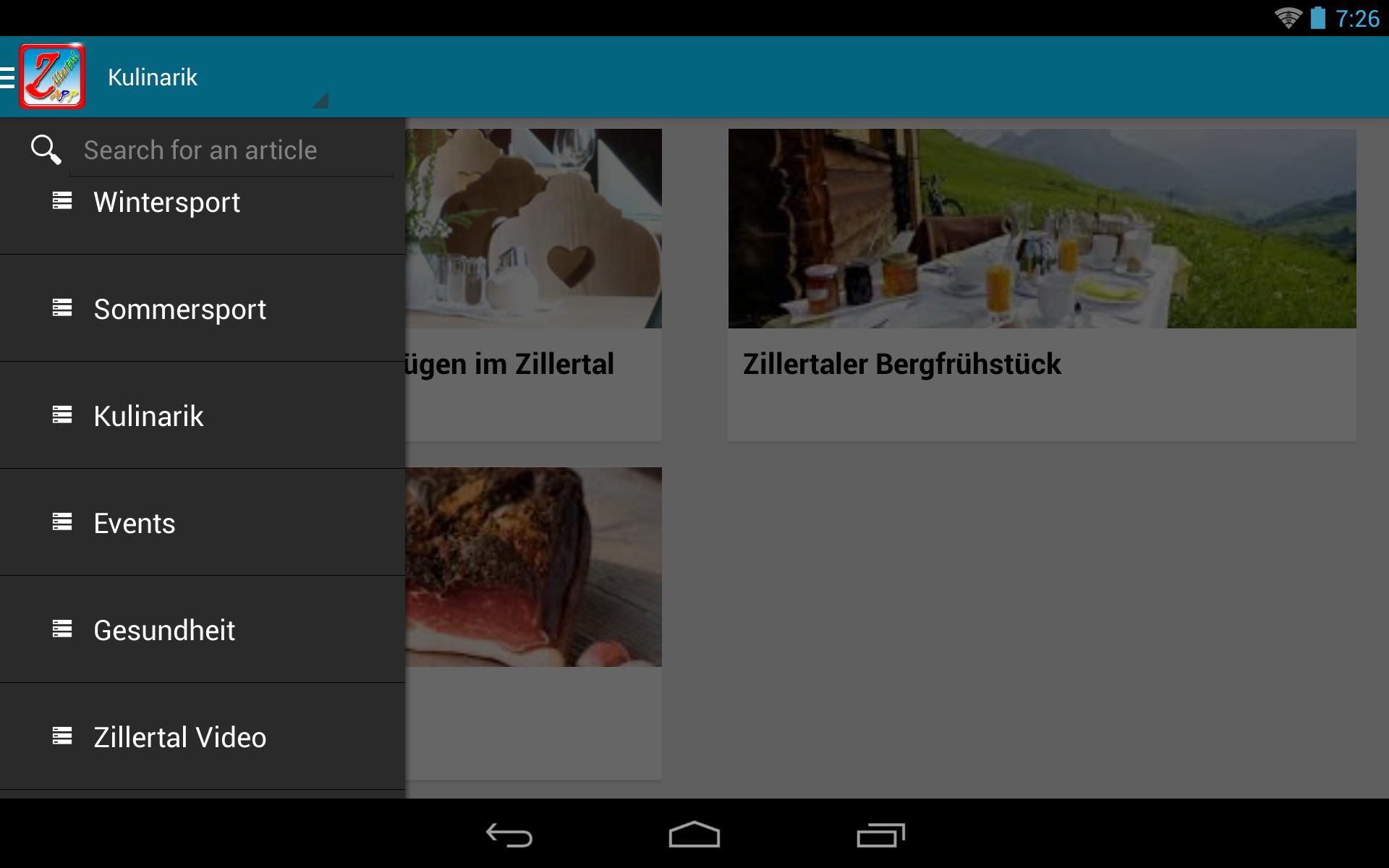 Zillertal APP