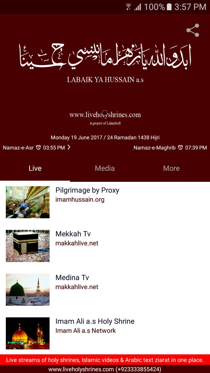 Live Holy Shrines