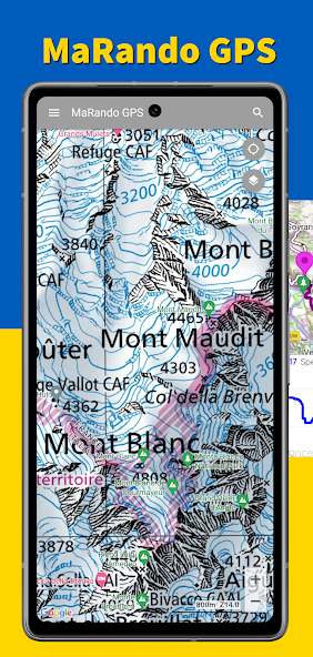 GPS & Hiking maps