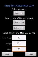 Marijuana Drug Test Calculator