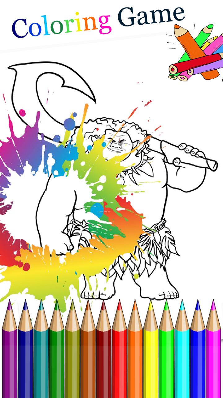 Coloring Book For Moana