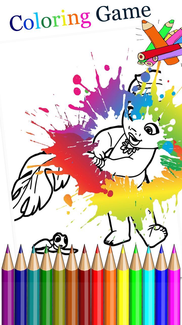 Coloring Book For Moana