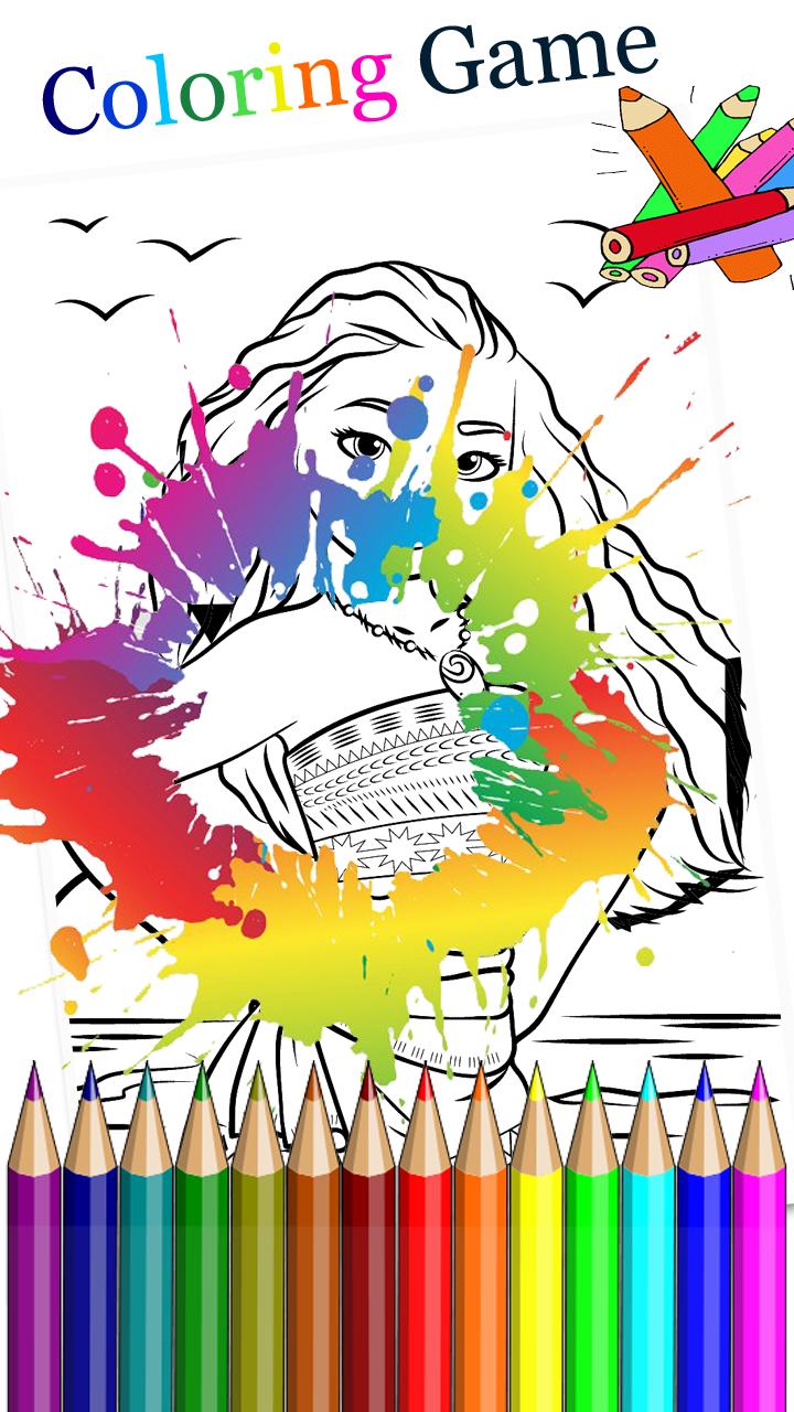 Coloring Book For Moana