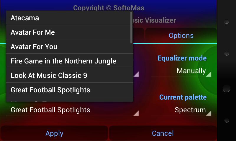Color And Music Visualizer