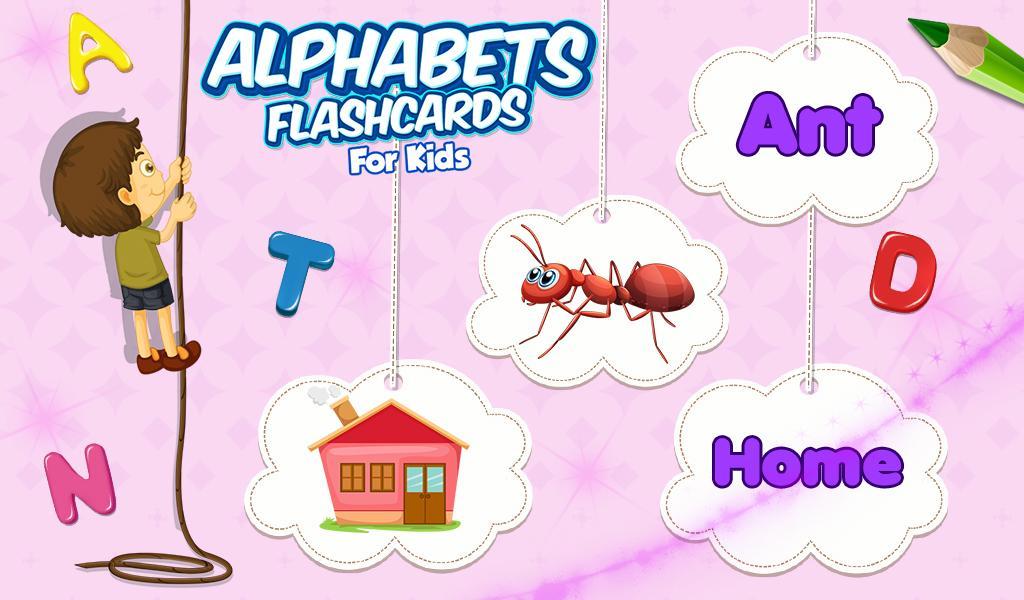 Alphabets Flashcards For Kids