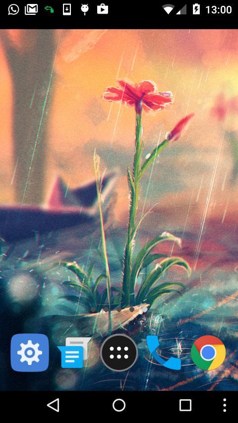 moving wallpaper rain