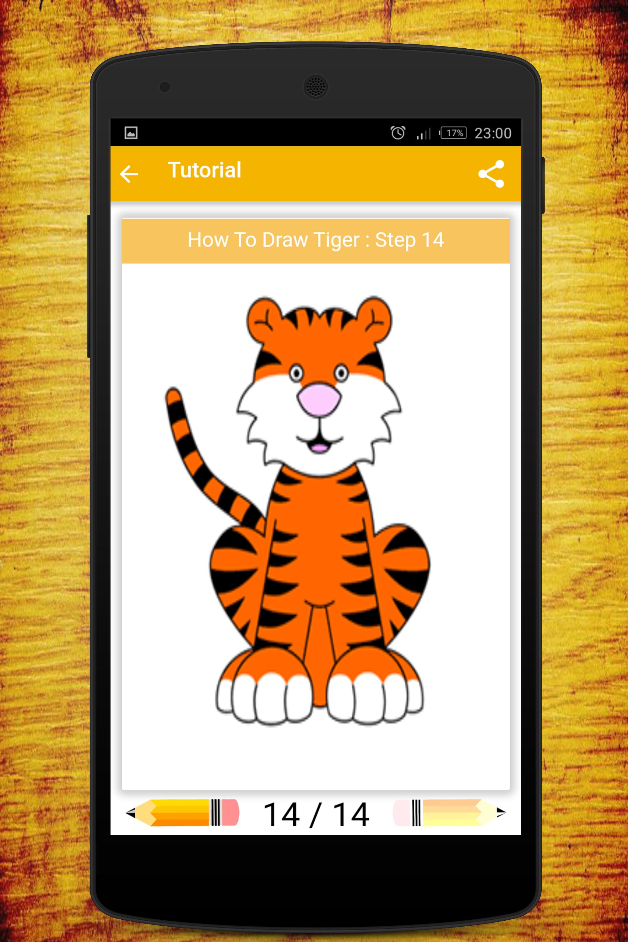 How To Draw Tiger