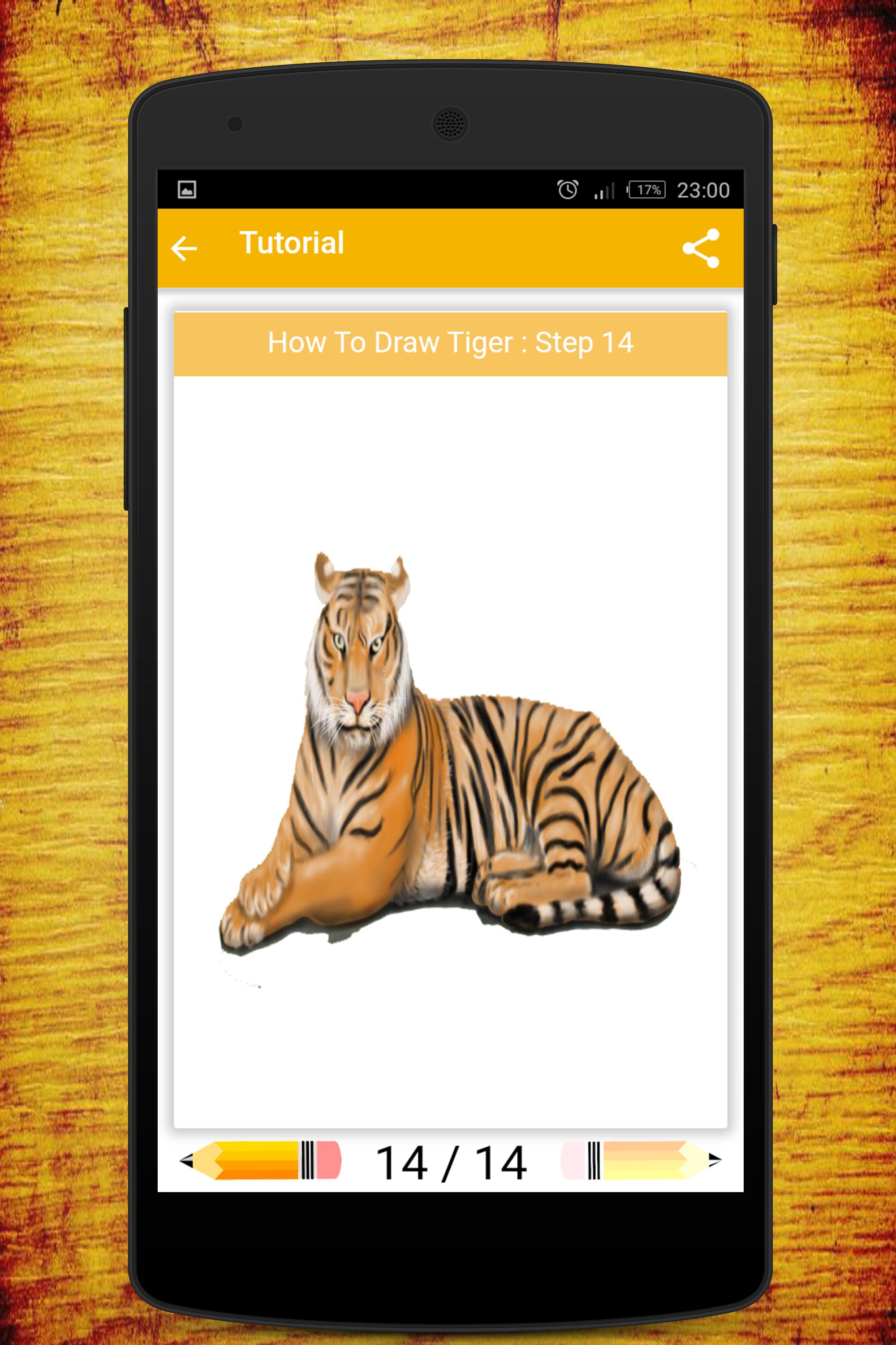 How To Draw Tiger