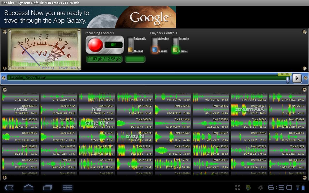 Babbler Audio Recorder