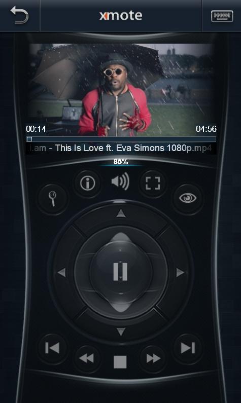 xmote, XBMC Kodi rem control