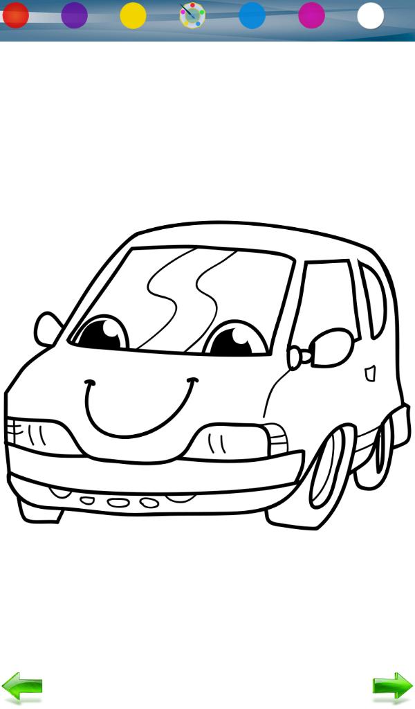 Race Car Coloring Game