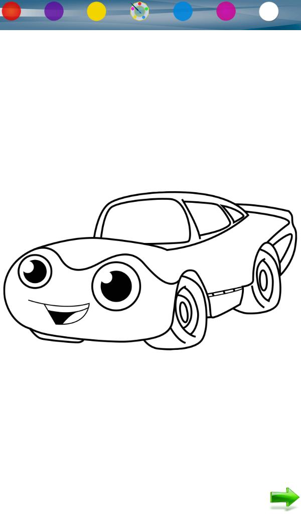 Race Car Coloring Game