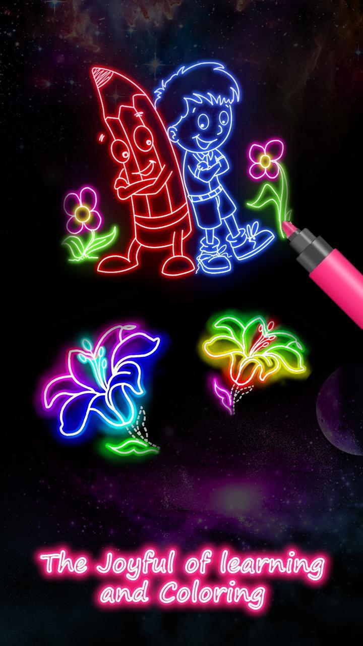 Learn To Draw Glow Flower