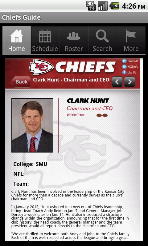 Chiefs Guide