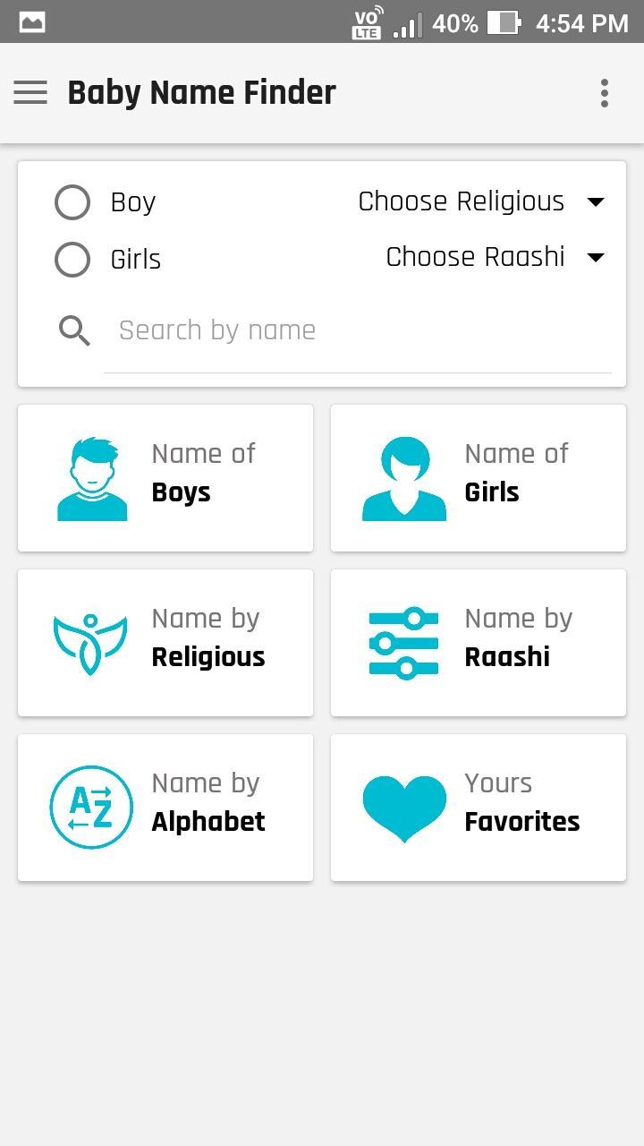Baby Name Finder