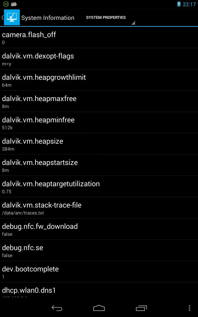 System Information