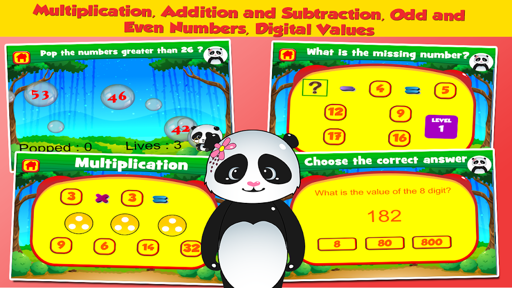 Panda Second Grade Games