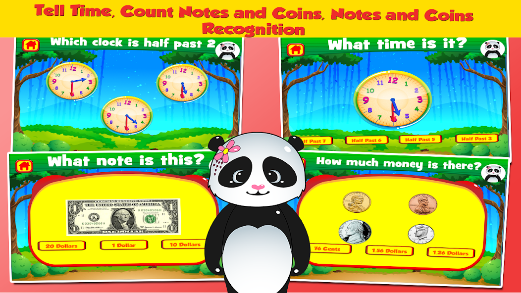 Panda Second Grade Games