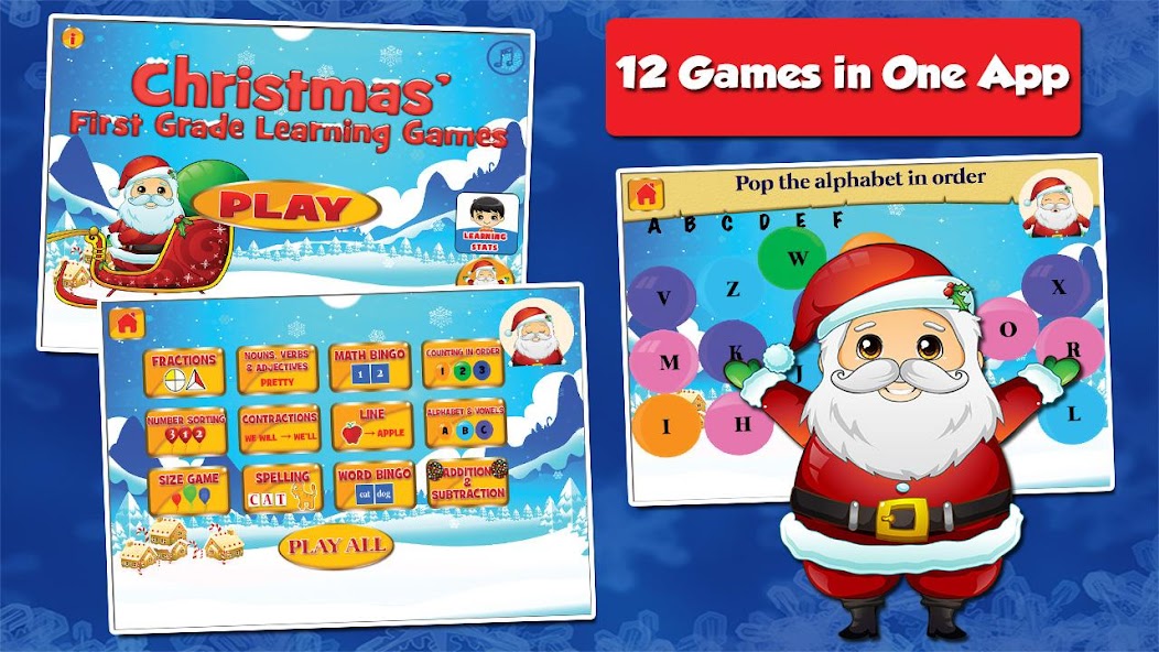 Santa's Holiday Edu Games