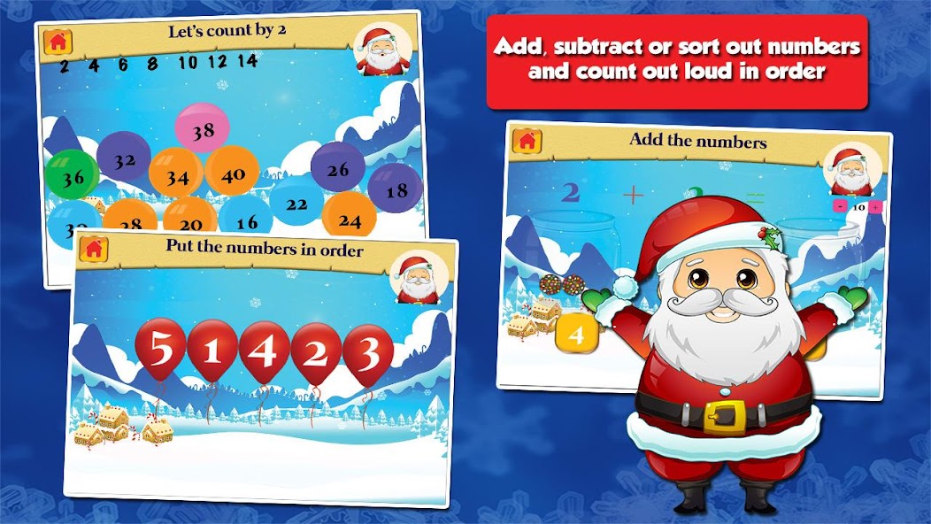 Santa's Holiday Edu Games