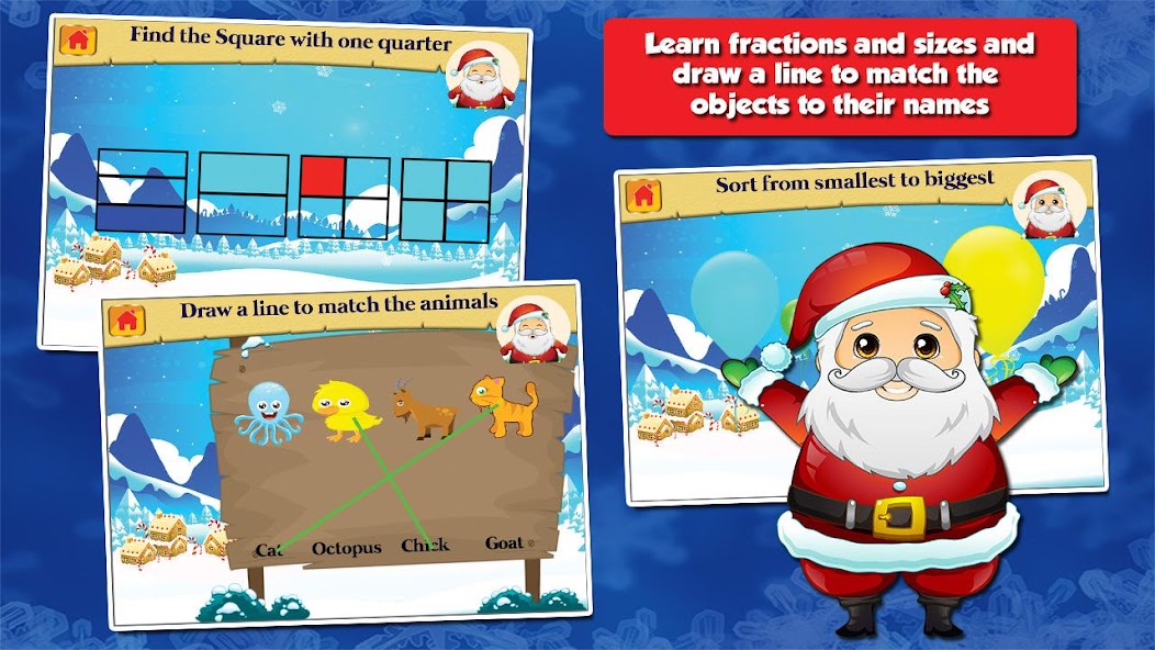 Santa's Holiday Edu Games