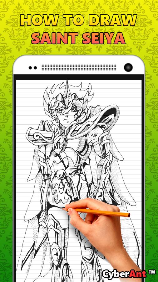 How to Draw Saint Seiya