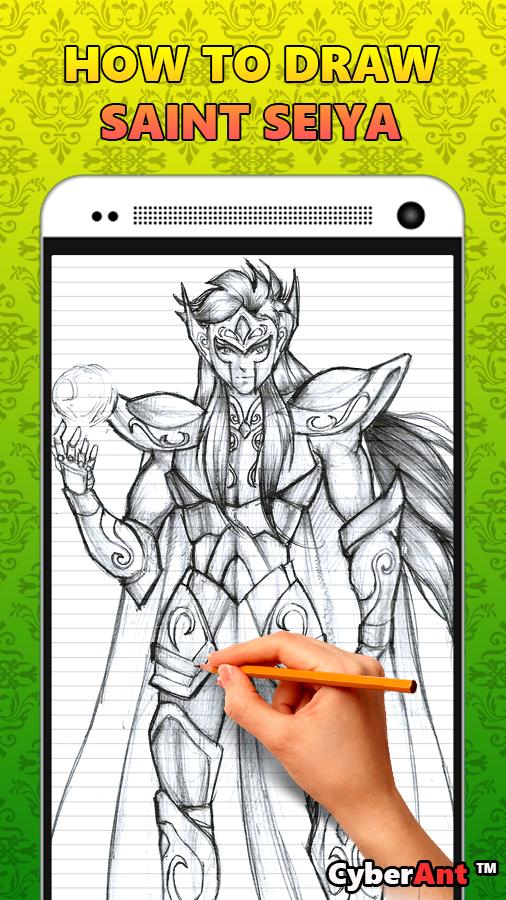 How to Draw Saint Seiya