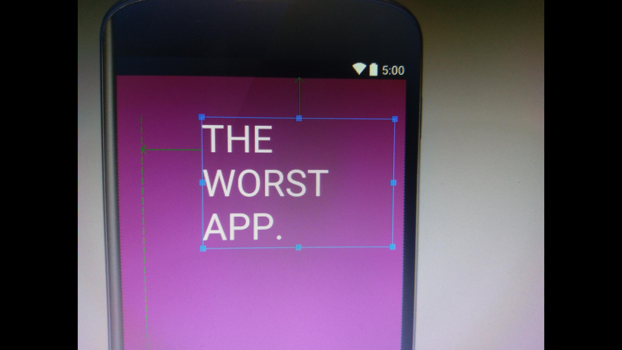 The worst app?