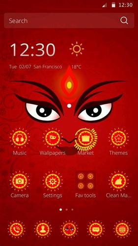 Maa Durga launcher Theme